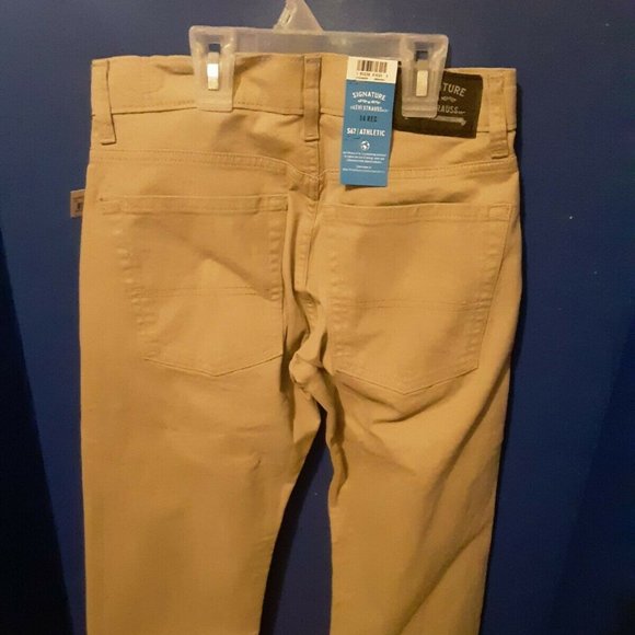 Signature Levi Strauss Pants Khaki Boys 12 Regular - Picture 4 of 5